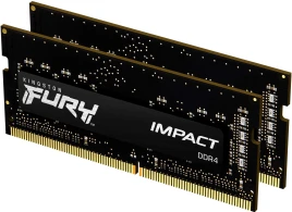 Память оперативная/ Kingston 32GB 3200MT/s DDR4 CL20 SODIMM (Kit of 2) FURY Impact