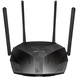 Маршрутизатор/ AX3000 Dual-Band Wi-Fi 6 Router, 574 Mbps at 2.4 GHz + 2402 Mbps at 5 GHz, 4x Fixed External Antennas, 3x Gigabit LAN Ports, 1x Gigabit WAN Port