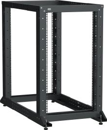ITK LINEA F Стойка 2-рамная 42U 600х600-1000мм черная