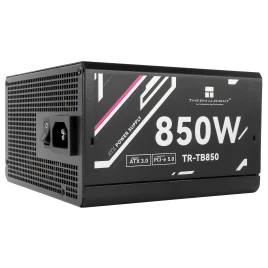 Блок питания 850W/ Power Supply Thermalright, 850W 80+ Bronze (ATX, 3.0, PCIe 5.0, Full modular, 1x24(20+4)pin, 2xCPU 8(4+4)pin, 4xPCIe*2 8(6+2)pin, 3xSATA3, 1x12+4pin (12VHPWR PCIe 5.0 12+4pin 600mm), 3xMOLEX4pin, Active, 120x120mm, 150x140x86mm, APFC, b