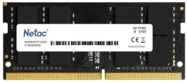 Оперативная память DDR4 16Gb 2666MHz Netac NTBSD4N26SP-16 Basic RTL PC4-21300 CL19 SO-DIMM 260-pin 1.2В single rank Ret [NTBSD4N26SP-16]