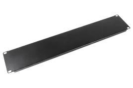 Фальшпанель в шкаф 19" 2U, цвет черный