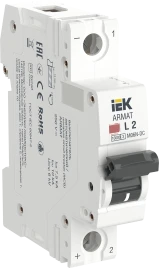 ARMAT Авт. выкл. M06N-DC 1P L 2А IEK
