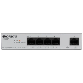 Коммутатор/ Unmanaged Switch 4x1000Base-T PoE, 1x1000Base-T, PoE Budget 60W, Long-range PoE up to 250m, metal case