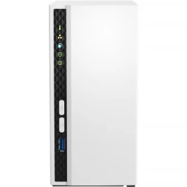 Сетевое хранилище без дисков/ SMB QNAP TS-233 NAS 2 HDD trays. ARM 4-core Cortex-A55 2.0GHz, ram 2 GB (max), 1x1GbE, 2xUSB 2.0 port,1xUSB 3.2 Gen 1