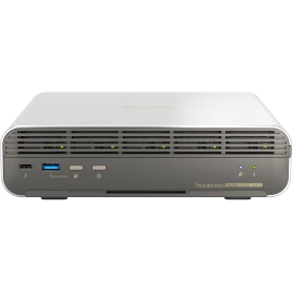 Сетевое хранилище без дисков/ SMB QNAP TBS-h574TX-i5-16G 5-bay E1.S or M.2 2280 PCIe NVMe, Intel Core i5-1340PE 12C(4P+8E)/16T up to 4.50GHz, 16 GB RAM, 1 x 10 GBASE-T, 2xUSB 3.2 Gen 1 port, 1xUSB 2.0 port, HDMI Output