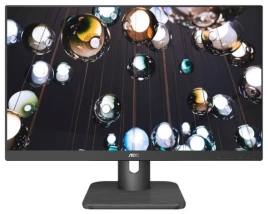AOC 24E1Q 23,8'', 1920x1080, IPS, 20M:1, 250cd, 4ms, VGA, HDMI, DP, Speakers , VESA, 1Y, Black