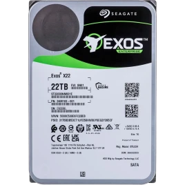 Жесткий диск/ RECERTIFIED HDD Seagate SATA3 22Tb Exos X22 7200 512Mb
