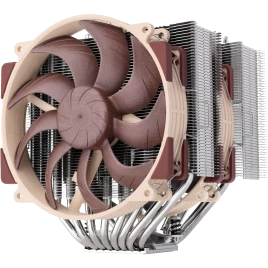 Кулер для процессора/ CPU Cooler Noctua NH-D15 G2 HBC (228W, 4-pin PWM, 168mm, Al/Cu, 8x6mm, 2x140mm, 91.5CFM, 24.8dBA, 1500RPM, S: 1851/1700/1200/115X, AM5/AM4, Beige/Brown)
