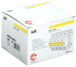 KARAT Авт. выкл. ВА47-150 4P C 100А 15кА IEK
