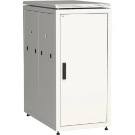 ITK Шкаф сетевой 19" LINEA N 28U 600х1000 мм металлическая передняя дверь серый
