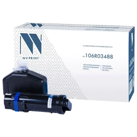-/ Тонер-картридж NVP NV-106R03488 Black для Xerox Phaser 6510/WorkCentre 6515 (5500k)