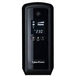 ИБП CyberPower CP900EPFCLCD, Line-Interactive, 900VA/540W, 6 Schuko розеток, USB, RJ11/RJ45, LCD дисплей, Black, 0.33х0.36х0.2м., 8.3кг./ UPS Line-Interactive CyberPower CP900EPFCLCD 900VA/540W USB/RJ11/45 (6 EURO), с чистым синусом при работе от АКБ
