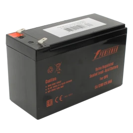 Батарея POWERMAN Battery CA1290, напряжение 12В, емкость 9Ач,макс. ток разряда 135А, макс. ток заряда 2.7А, свинцово-кислотная типа AGM, тип клемм F2, Д/Ш/В 151/65/94, 2.51 кг./ Battery POWERMAN Battery CA1290, voltage 12V, capacity 9Ah, max. discharge cu