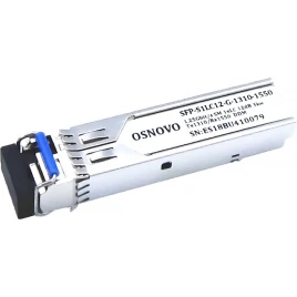 Модуль/ OSNOVO SFP Модуль LC, 1,25 Гбит/c, до 3км, Tx:1310/Rx:1550, DDM