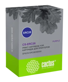 -/ Картридж матричный Cactus CS-ERC28 фиолетовый для Epson ERC28/M2000