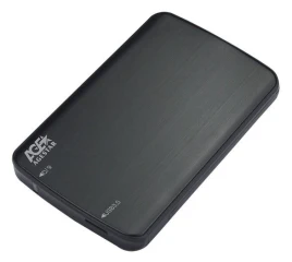 Внешний корпус для HDD/SSD AgeStar 3UB2A12 SATA пластик/алюминий черный 2.5" [3UB2A12]