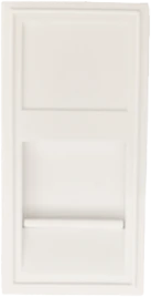 Donel Розетка DEC RJ45 UTP кат.6a, 1мод., бел. (22.5х45мм)