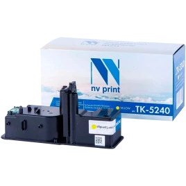 -/ Тонер-картридж NVP NV-TK-5240 Yellow для Kyocera Ecosys P5026cdn/P5026cdw/M5526cdn/M5526cdw (3000k)