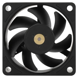 Кулер для корпуса/ Case Cooler Thermalright TL-B6B (60x60x25mm, 4-pin PWM, 16.17CFM, 20.17dBA, 3200RPM, Black)