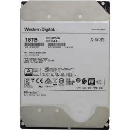 Жесткий диск/ HDD WD SAS Server 18Tb Ultrastar DC HC550 7200 12Gb/s 51