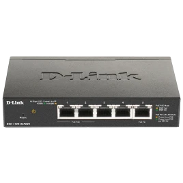 Коммутатор/ EasySmart L2 Switch 4х1000Base-T (2x1000Base-T PoE), 1x1000Base-T PD PoE, PoE Budget 18W, PD PoE power only