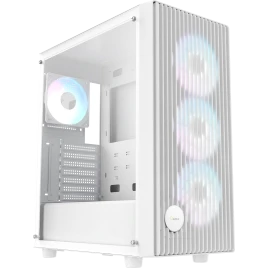 Корпус ПК без блока питания/ Case Ocypus Gamma C70 WH ARGB, Midi-Tower, TG, 4x120mm ARGB, 1xUSB-A 3.0 + 1xUSB 2.0, ATX, mATX, mITX White