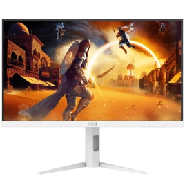 AOC Q27G4/WS 27" 2560x1440, IPS, 200Hz, 80M:1, 450cd, 0.3 ms, HDMI 2.0, DisplayPort 1.4, Height adj 130, pivot, VESA 100, 3Y, White/Silver
