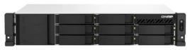 Сетевое хранилище без дисков/ SMB QNAP TS-864eU-RP-8G NAS, 8-tray 3,5"/2,5" w/o HDD, 4-core Intel Celeron N5095 2.0-2.9 GHz, 8GB DDR4 max, 2x2.5GbE LAN, 2U Rackmount, 2x300W PSU.  W/o rail kit RAIL-B02