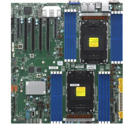 Системная плата/ MB Supermicro X13DEI, 2xLGA-4677, Intel Xeon SP gen 4, Intel C741, 16x DDR5 4800/4400/4000 MHz. 2x1Gbe Base-T BCM5720+1xMgmt LAN, 10xSATA3, 2xSATA-DOM, 6xUSB3,  4xPCI-Ex16+2xPCI-E x8+3xMCIO x8, 2xM.2,  eATX