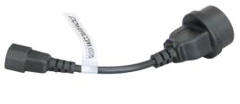 Кабель/ Powercom SCUT IEC-320 C14 to Socket Type-F 250V 10A