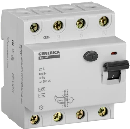 УЗО ВД1-63 4Р 32А 300мА GENERICA