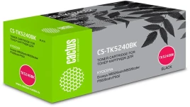 -/ Картридж лазерный Cactus CS-TK5240BK TK-5240BK черный (4000стр.) для Kyocera Ecosys M5526cdn/M5526cd