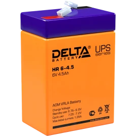 Батарея DELTA HR, HR 6-4.5, 6В, 4.5Ач