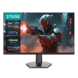 Монитор Hisense/ 27"/1920x1080, IPS/ELED, 16:9, 240Гц, время отклика 1мс, 320кд/м2, 1000:1, углы обзора 89 °(H)/89°(V), DisplayPort, HDMI х2, черный 2026