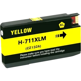 -/ Струйный картридж NV Print 711 (NV-CZ132A) Yellow для HP Designjet T120/T520 (29 мл) совместимый