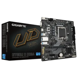 Материнская плата/ MB GIGABYTE INTEL B760 s1700, 2xDDR4(64GB), D-SUB/HDMI 2.1, 1xPCIe 4.0x16, 1xPCIe 3.0, 1xLAN, 4xSATA 6Gb/s, 2xM.2, 4xUSB 3.2, 2xUSB 2.0, mATX