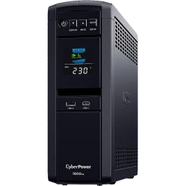 Источник бесперебойного питания/ UPS Line-Interactive CyberPower CP1600EPFCLCD 1600VA/1000W USB/RS-232/RJ11/45/USB/SNMPslot  charger A/С (6 EURO), с чистым синусом при работе от АКБ