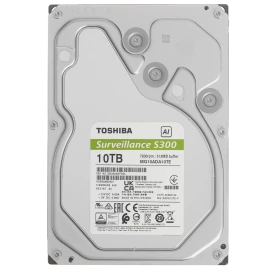 Жесткий диск/ HDD Toshiba SATA3 10Tb S300 AI Surveillance (CMR) 7200  512Mb 1 year warranty (replacement ST10000VE001, WD102PURP)