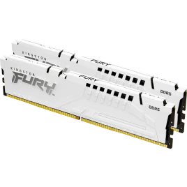 Память оперативная/ Kingston 32GB 5200MT/s DDR5 CL40 DIMM (Kit of 2) FURY Beast White XMP