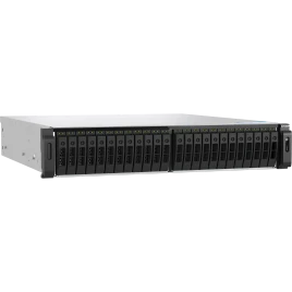 Сетевое хранилище без дисков/ ENTERPRISE QNAP TS-h3077AFU-R7-64G QuTS hero NAS, AMD Ryzen 7 7000 8-c/16t processor, up to 5.3 GHz, 64 GB UDIMM DDR5 (2x 32 GB) up to 128 GB (4 x 32 GB), 30-bay x 2.5-inch for SATA SSD, 2x10 GbE, 2x2.5 GbE, 3xPCIe Slot, 2xUS