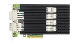 Сетевая карта/ PCIe x8 Multimode Quad-port 10G SR Dual-way Bypass Ethemet Network Adapter ( Intel XL710)