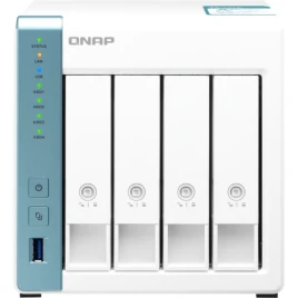 Сетевое хранилище без дисков/ SMB QNAP TS-431K NAS 4 HDD trays. Alpine AL214, 4-core, 1.7GHz, 1 GB RAM, 2xGB Ethernet, USB 3.2x3