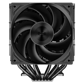 Кулер для процессора/ CPU Cooler PCCooler RZ620 BK (260W, 4-pin PWM, 157.5mm, Al/Cu, 6x6mm, 2x120mm, 86.73CFM, 32dBA, 2000RPM, S: 1851/1700/1200/115X, AM5/AM4, black)