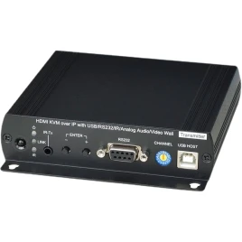 Передатчик/ SC&T HKM02BT Передатчик KVM: HDMI(1080p и 1920x1200 (WUXGA), 60Гц), USB, аудио, RS232 и ИК сигналов по Ethernet до 150м (CAT5e/CAT6).