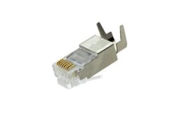 Разъемы RJ-45 для экранированной витой пары CAT6, калибр проводника 23 и 24AWG, диаметр изоляции жил до 1,5 мм
