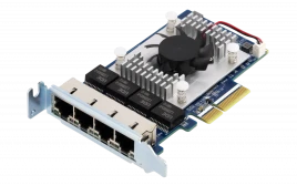 Сетевая карта/ QNAP QXG-5G4T-111C Quad Port 5 GbE RJ-45 Network Card, PCIe Gen3 x4