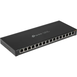 Коммутатор/ 16-Port Gigabit Easy Smart Switch, 16 Gigabit RJ45 Ports, Desktop Steel Case, MTU/Port/Tag-based VLAN, QoS, IGMP Snooping, Web/Utility Management