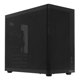 Корпус без блока питания/ Case HSPD M210, Mesh Mid Tower, Black, 0.7 SPCC, 1x90mm mATX, mITX 140/280/150mm 1x2.5", 1x3.5", 4xPCI 1xUSB-A 3.0 302x168x350mm
