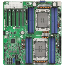 Материнская плата/ ASRock GNR2D16-2T, EEB like, 2x LGA 4710 Intel Xeon 6700P-series/ 6500P-series/ 6700E-series, 16x DDR5 RDIMM, MRDIMM, 5x PCIe5.0 / CXL2.0 x16, 1x PCIe5.0 / CXL2.0 x8, 1x MCIO (PCIe5.0 / CXL2.0 x8), 2x M.2 (PCIe5.0 x2), up to 8 SATA 6Gb/